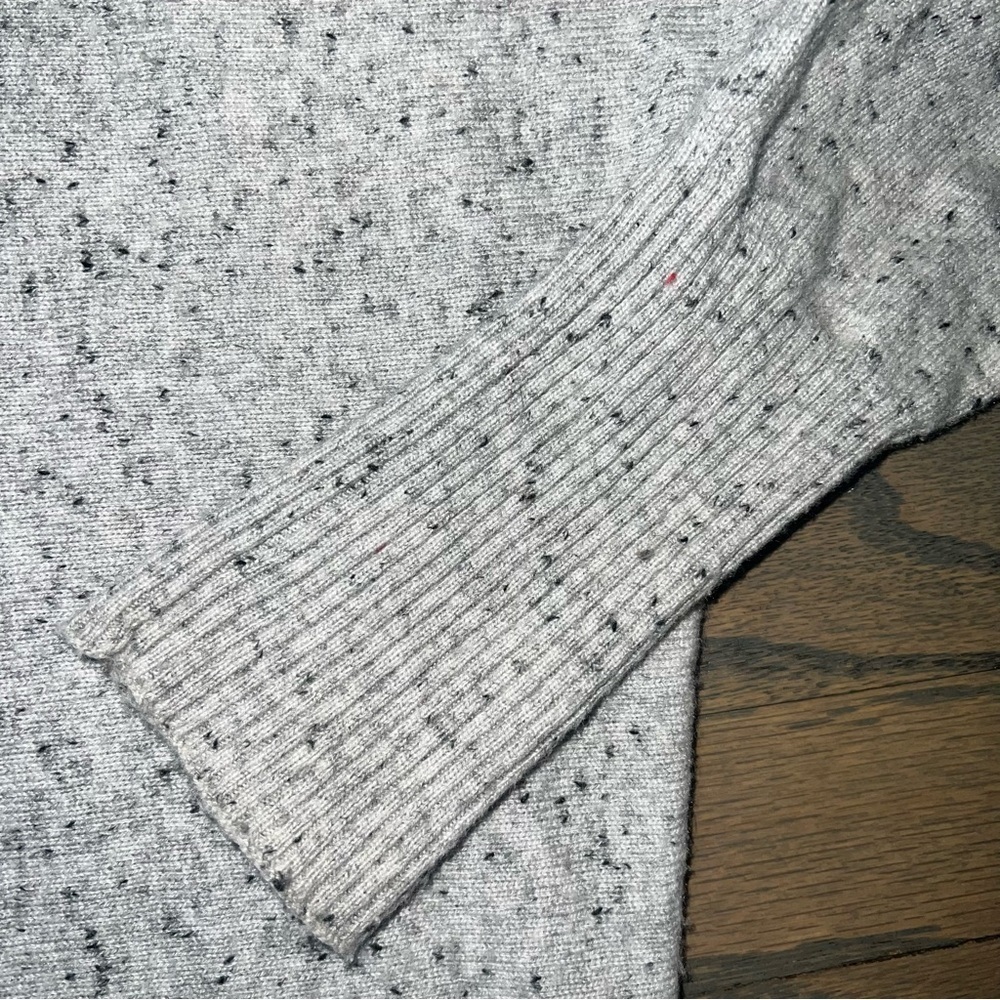 Max Studio Sweater Merino Wool & Alpaca Grey High Roll Neck Small - Picture 4 of 8